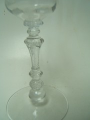 Cambridge Rose Point Stem 3500 Water Goblet 8 3/8″ 9 oz Tall Bowl