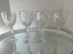 Marquis By Waterford Markham Crystal 8.5″ Goblet Wine Glass Set of 4 – PreOwned