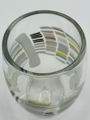 2012 Sandra Gross Hand Blown Art Glass Lowball Glasses