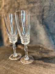 Cherbourg #4 French Lead Crystal Parfait Glasses | Set of 2 | Elegant Stemware