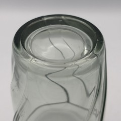 3 NORITAKE SWEET SWIRL Lt GREEN HIGHBALL GLASS TUMBLER Barware Iced Drinks￼