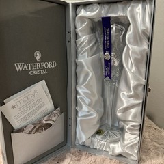 Waterford Crystal Snowflake Wishes Fifth Edition Health Champagne, Flute
