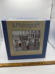 set of four Pfaltzgraff The Empire Collection 15 oz. Iced Beverage Glasses.