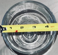 Jumbo Heavy Thick Rimmed Margarita Glass Goblet Clear Shrimp Cocktail Ice Cream