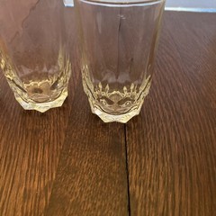 Arcoroc France Juice Glass Tumbler Vintage Set of 4 Lancer Pattern