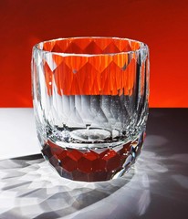 Edo Kiriko 7oz Japanese K9 Crystal Hand Cut Old Fashion Tumbler For Whisky