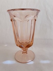 Old Williamsburg ~ Dark Pink Azalea ~ Water Goblet ~ VINTAGE *Rare Color