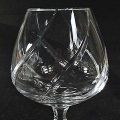 MIKASA OLYMPUS BRANDY SNIFFTER GLASSES, Cut Lead Crystal, 5 7/8′, 12 Oz, 2PCS