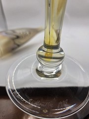 Marc Boutte Pulled Feather Art Glass Glasses