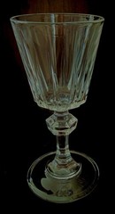 Princess House Esprit blown glass Cordial Glasses. Set of 6