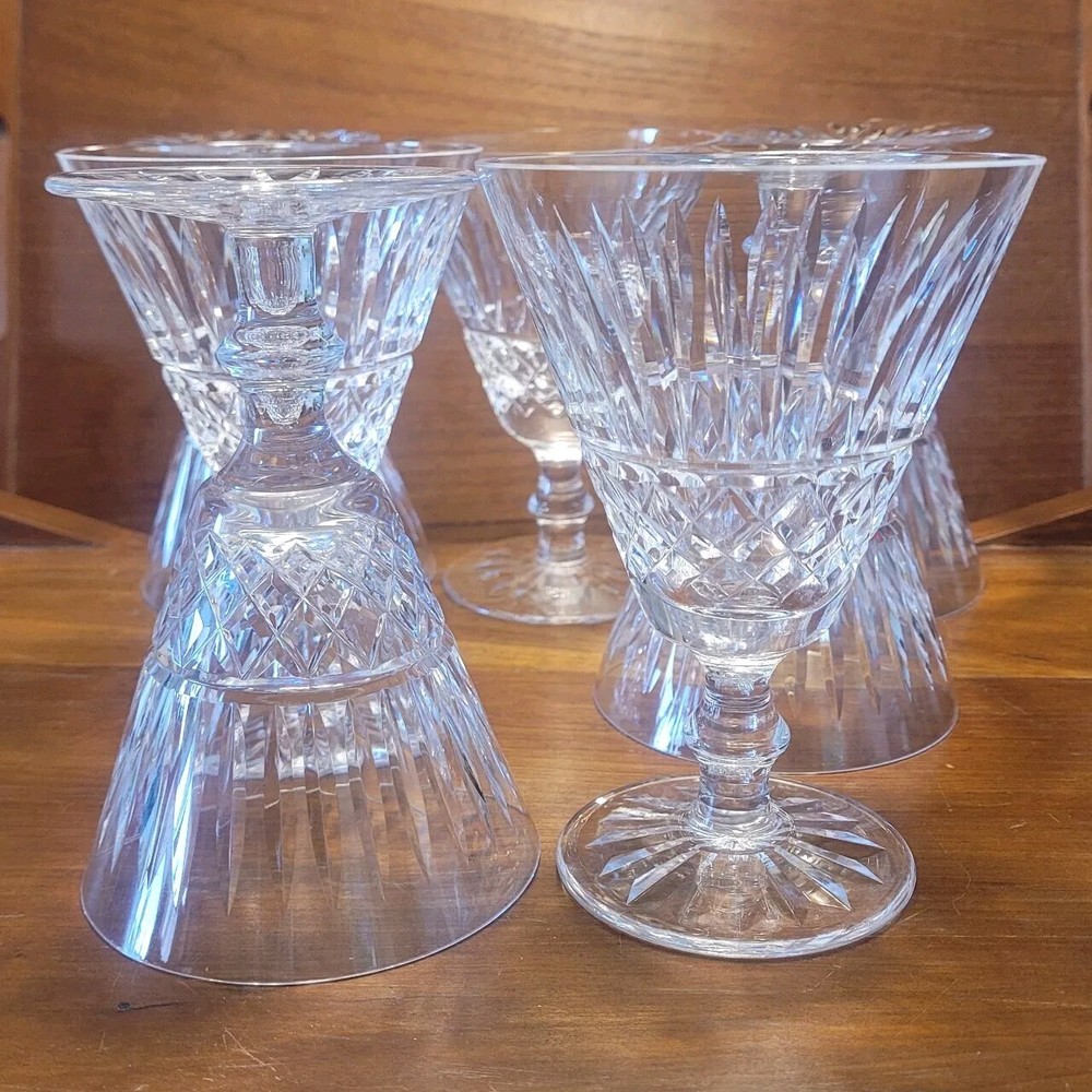 Single Waterford Crystal Tramore 5 5/8″ Water Wine Glass Goblet Gothic Mark
