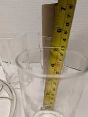 Vintage LE Smith Center Handled Beverage Caddy With 6 Matching Tumblers