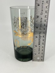 VTG MCM Anchor Hocking Leo Lion Zodiac Highball Glass Astrology Glass Tumbler