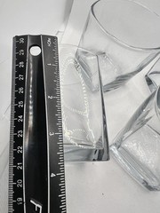 5 Libbey 12.5 OZ Rocks Double Old Fashioned Glasses heavy clear glass whiskey