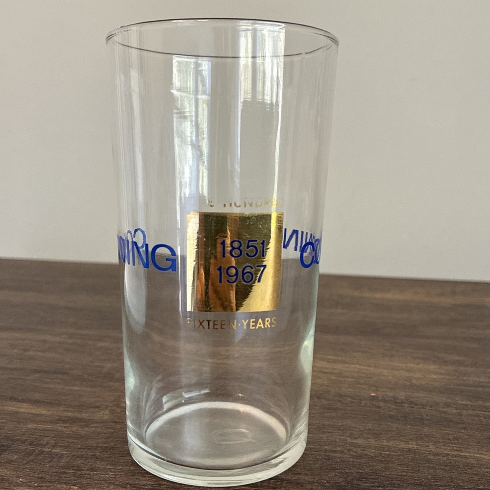 1967 Corning GLASS WORKS 116th Anniversary