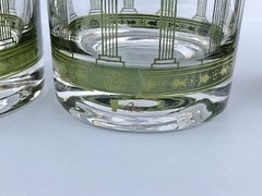 Cera Golden Grape Glass Highball Tumbler Set Of 8