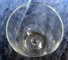 TIFFANY & CO Classic CHAMPAGNE FLUTE Y Shape Crystal Signed EX Condition 9 «H