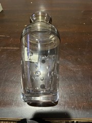 Vintage saint louis shaker silver plated measure 8in by 4ins
