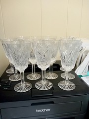 Tyrone Irish Cut Crystal TYR20 6.5″ Wine Goblets (Set Of 12)