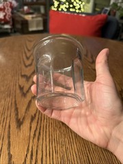 Anchor Hocking Glass 8 Oz. New Orleans Flat Juice Paneled Vintage