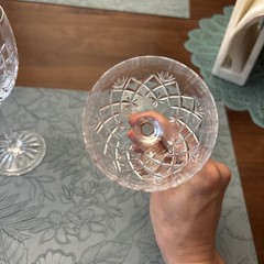 2 Edinburgh Crystal Wine Glasses KELSO Pattern 6 7/8 in.