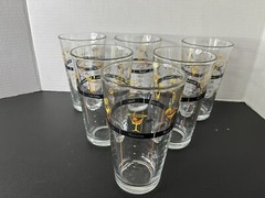 Set of 6 Libbey Cocktail Recipes Shaker Barware Glasses 16 Oz