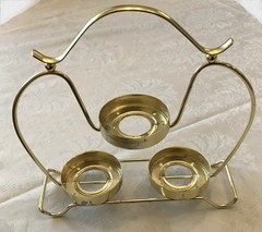 22 Pieces – Vintage Libby Frosted Golden Leaf Glass with Accessories