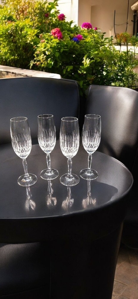 Crystal Schott-Zwiesel Champagne Flute Set – Absolutely Gorgeous- Toasting Glass
