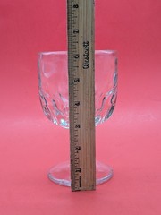 6 Libbey Hoffman House 12oz Clear Glass Goblets 5212 Vintage Beer Schooner Heavy