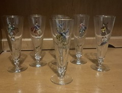 VTG Libbey- Scottish Highlander 11 oz Pilsner Glasses, Set of 6