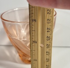 Vereco Duralax Swirl Pink Small Juice Glasses Set Of 4 Vintage 3 Inches Tall
