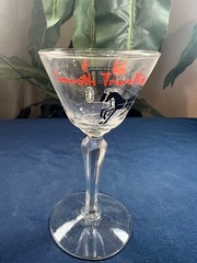 Vintage Horse Racing Cocktail Glass 6 » high Horse Racing Libbey Glass