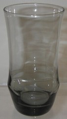 Vintage Libbey Apollo Smoke Tumbler 5.5″ 13 oz Glass MCM Retro Barware 1972