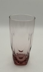 Set of 5 Vintage Libbey IMPERIAL PLUM PINK Coolers Tumblers Glasses Drinkware