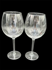 🍷 Pair Marquis by Waterford Optic Reserve Wine Glasses 8.75” 🍷