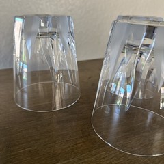 Mikasa Flame D’Amore 4 1/4″ Double Old Fashioned Glasses 12 Oz Set of 3