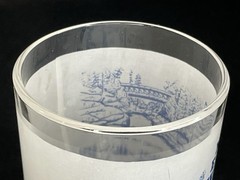 Set Of 2 “New Hampshire” Vintage HAZEL-ATLAS Small 4” Souvenir Glasses