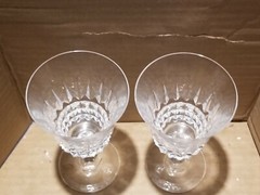 2 Cristal D’Arques Tuileries Villandry Crystal Wine Glass 5 1/4″