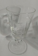 Set of 8 Crystal Mixed Clear Bar Glasses Perfect All Are 4″ Tall D 1.75″ & 2.75″