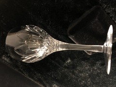 Atlantis Crystal Chartres White Wine Glasses Verical Arches 6.25″ One (1)