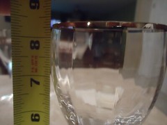 Set of 6 Palio Platinum 8 1/4″ Wine Goblets by Oneida