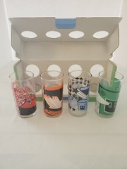 Precidio 8 Oz Juice Glasses – VINTAGE Video Games – RETRO – Set of 4 NEW
