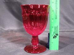 Noritake Provincial Water Goblets Red Set of 5