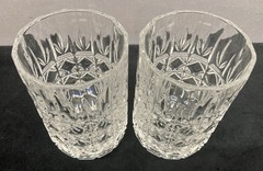 Crystal Zajecar Heavy Duty Glass Tumblers 14oz Set of 2