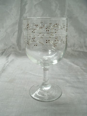 Vtg Anchor Hocking HAWTHORNE Country Accents 4-10 oz Water Goblets #2900 NEW