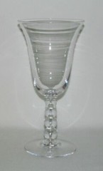 Imperial Glass Co. CANDLEWICK Stem No.3400 Crystal Tall Water Goblet
