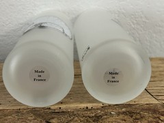 2 Dartington Designs Frosted High Ball Drinking Glasses Sheep Lamb Barware