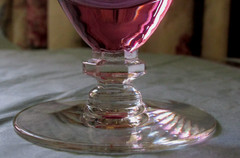 Tiffin WISTARIA PINK Iced TEA Glass TEA Tumbler 5-7/8” EXC. RARE (8 AVAILABLE)
