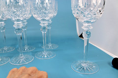 Rogaska Crystal Wine Glasses Lot of 7 8″