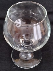 Vintage MCM 4” Clear Brandy / Cognac / Aperitif Glass / Snifter (Set of 8)
